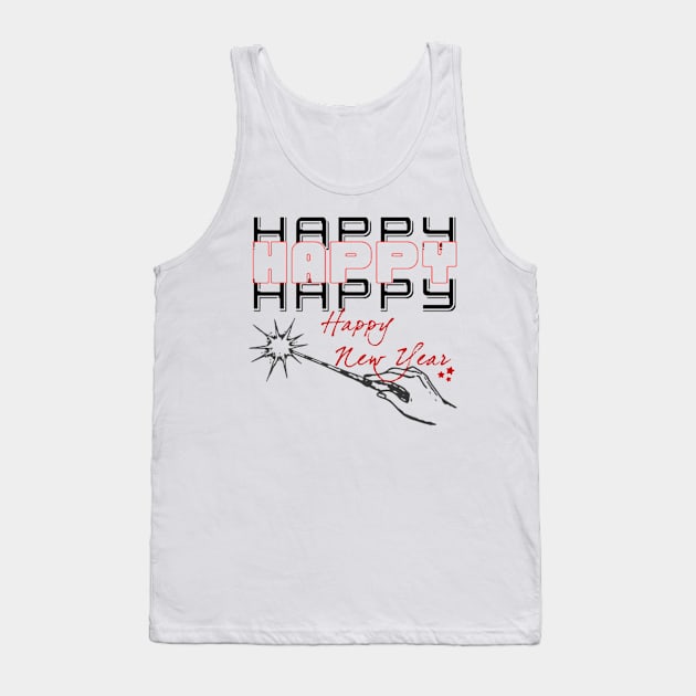 happy new year Tank Top by modo store